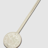 Métier Luggage Tag Smooth Calfskin White Sand