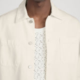 FRAME - Linen Blend Shirt Jacket