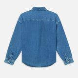 FRAME - Button Down Relaxed Denim Shirt -- Palma