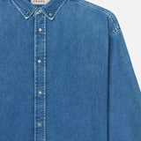 FRAME - Button Down Relaxed Denim Shirt -- Palma