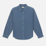 FRAME - Classic Cotton Shirt -- Slate Blue