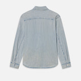 FRAME - The Society Archive Vintage Denim Shirt -- Freefall