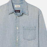 FRAME - The Society Archive Vintage Denim Shirt -- Freefall