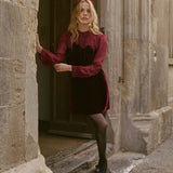 DÔEN - MADELYNNE DRESS -- VINO ROSSO