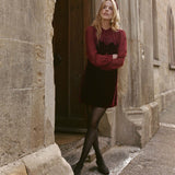 DÔEN - MADELYNNE DRESS -- VINO ROSSO