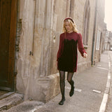 DÔEN - MADELYNNE DRESS -- VINO ROSSO