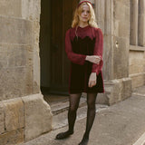 DÔEN - MADELYNNE DRESS -- VINO ROSSO