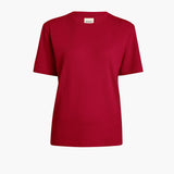 Khaite - Mae T - Shirt in Crimson