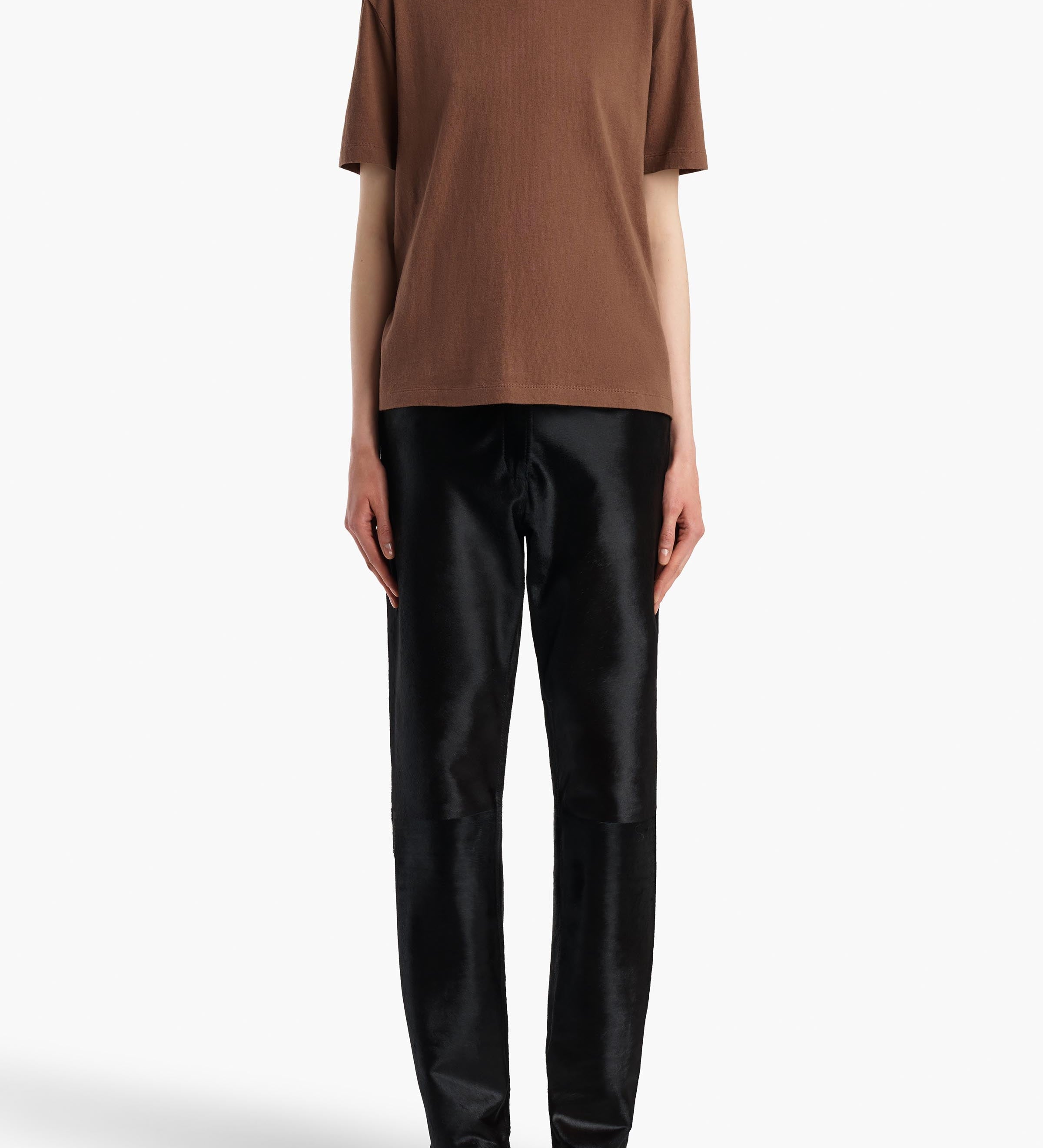 Khaite - Mae T - Shirt in Chestnut