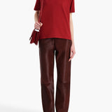 Khaite - Mae T - Shirt in Crimson