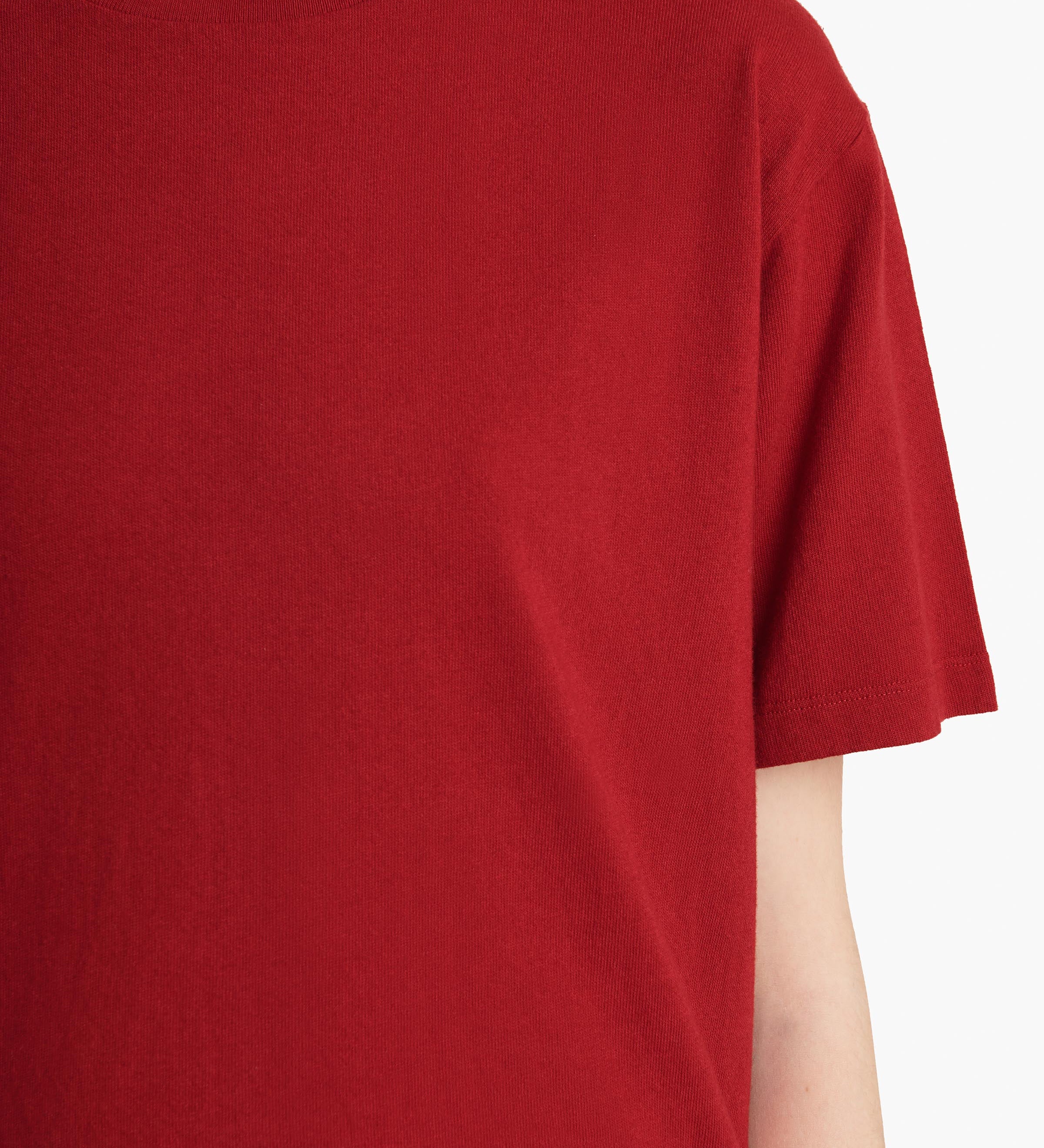Khaite - Mae T - Shirt in Crimson