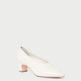 Loeffler Randall - Maeve Ecru Leather Low Pump