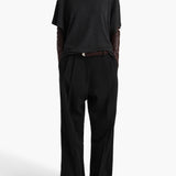 Khaite - Maeve T-Shirt in Charcoal Cashmere Jersey
