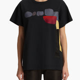 Khaite - Maeve T - Shirt in Black Multi
