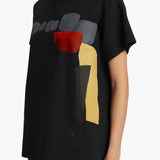 Khaite - Maeve T - Shirt in Black Multi
