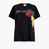 Khaite - Maeve T - Shirt in Black Multi
