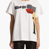 Khaite - Maeve T - shirt in White Multi