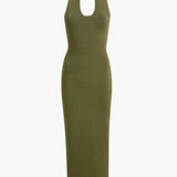 Khaite - Mahi Dress in Olive