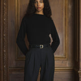 DÔEN - MAIRE CASHMERE SWEATER -- BLACK