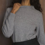 DÔEN - MAIRE CASHMERE SWEATER -- CLOUD GREY