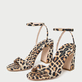 Loeffler Randall - Malia Leopard Curved-Heel Sandal