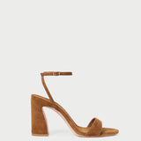 Loeffler Randall - Malia Cacao Suede Curved-Heel Sandal