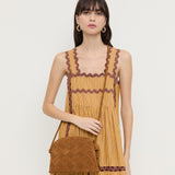 Loeffler Randall - Mallory Cacao Woven Crossbody
