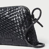 Loeffler Randall - Mallory Black Woven Leather Crossbody
