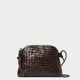 Loeffler Randall - Mallory Chocolate Woven Crossbody
