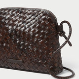 Loeffler Randall - Mallory Chocolate Woven Crossbody