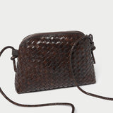 Loeffler Randall - Mallory Chocolate Woven Crossbody