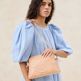 Loeffler Randall - Mallory Desert Sand Woven Crossbody