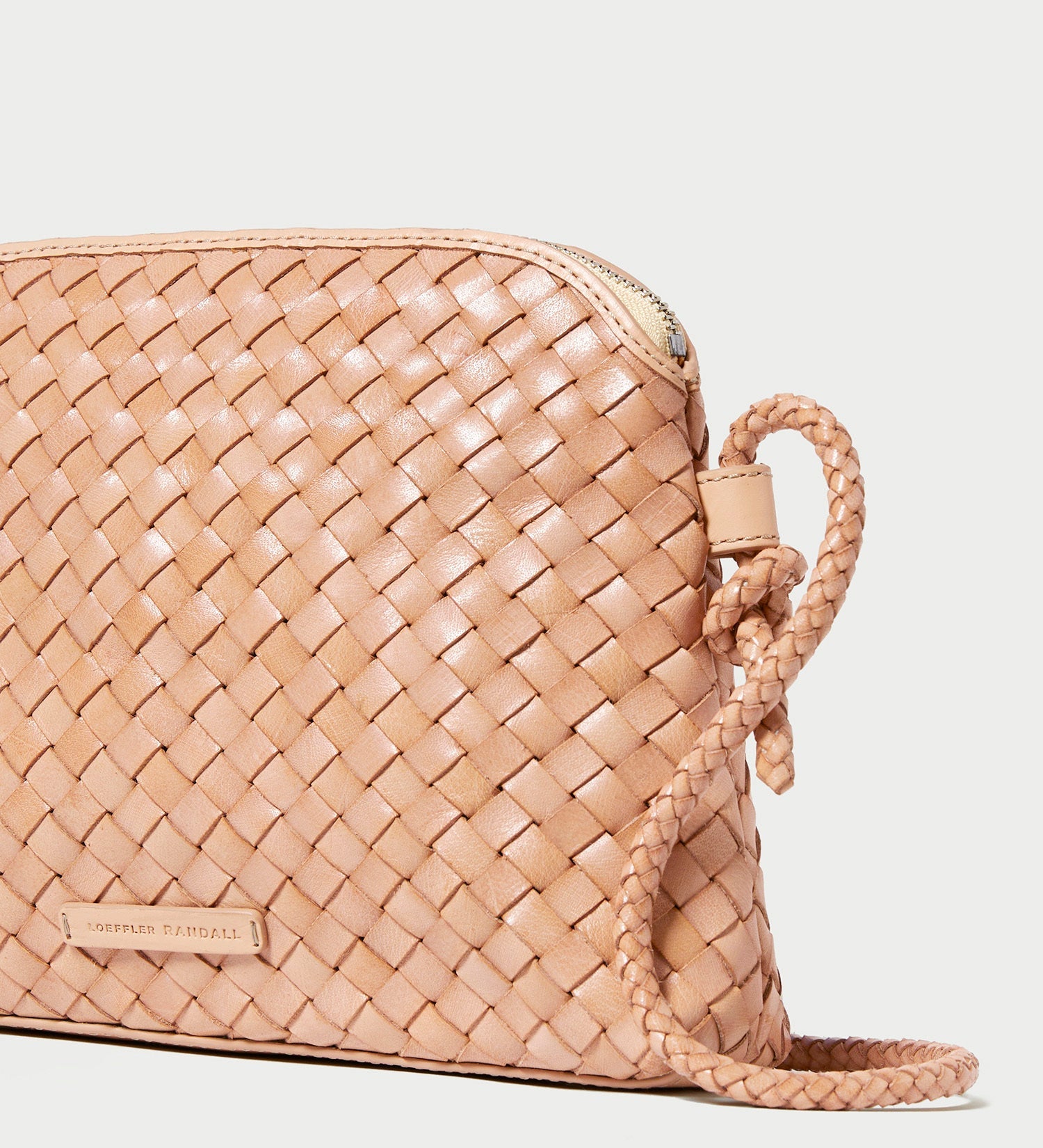 Loeffler Randall - Mallory Desert Sand Woven Crossbody
