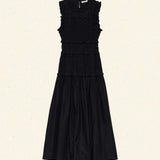 DÔEN - MALLORY DRESS -- BLACK