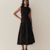 DÔEN - MALLORY DRESS -- BLACK
