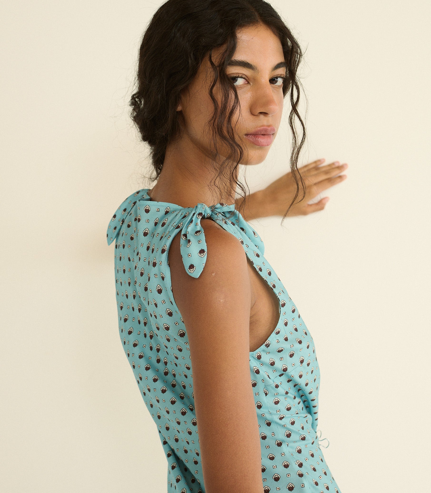 DOEN - MALTINA DRESS - - LÉRINS FOULARD