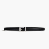 Khaite - Manhattan Belt in Black Leather with Silver