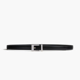 Khaite - Manhattan Belt in Black Leather with Silver