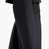 Khaite - Manston Coat in Charcoal