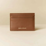 MANU ATELIER - Manu Cardholder Walnut Gold Embossed Soft