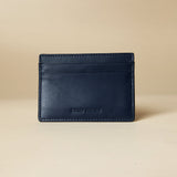 MANU ATELIER - Manu Cardholder Navy Embossed Soft