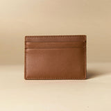 MANU ATELIER - Manu Cardholder Walnut Gold Embossed Soft