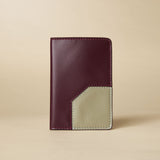 MANU ATELIER - Manu Passport Case Merlot & Sage Soft