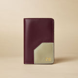 MANU ATELIER - Manu Passport Case Merlot & Sage Soft