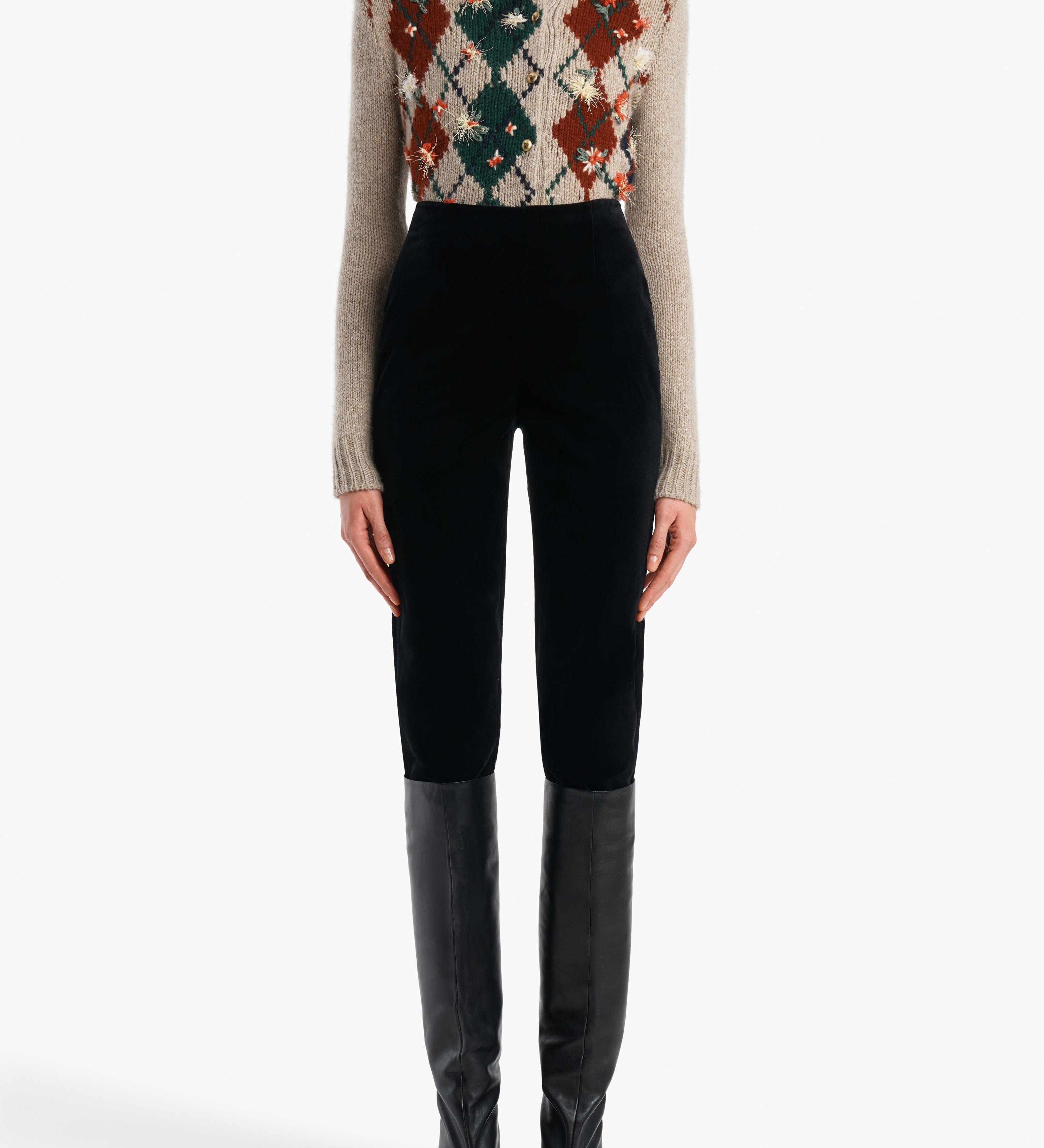 Khaite - Marcela Embroidery Cardigan in Primary Multi
