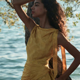 DÔEN - MARCELLA DRESS -- GILDED MARGUERITE JOLIE