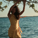 DÔEN - MARCELLA DRESS -- GILDED MARGUERITE JOLIE