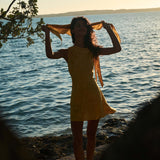 DÔEN - MARCELLA DRESS -- GILDED MARGUERITE JOLIE