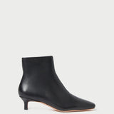 Loeffler Randall - Marcella Black Leather Ankle Boot