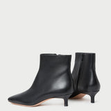 Loeffler Randall - Marcella Black Leather Ankle Boot